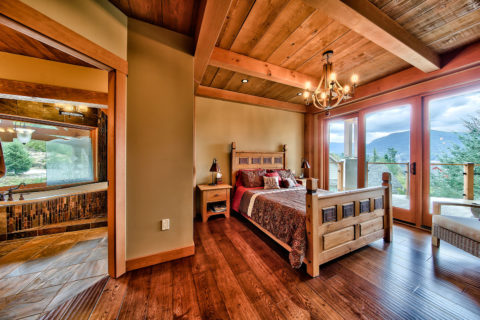 Chateau Corina, Sunshine Coast, BC. Timberwork by Kettle River Timberworks.