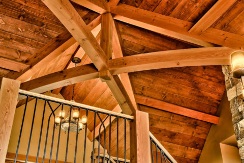 Chateau Corina, Sunshine Coast, BC. Timberwork by Kettle River Timberworks.