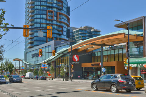 Safeway, Vancouver, BC. Timberwork by Kettle River Timberworks.