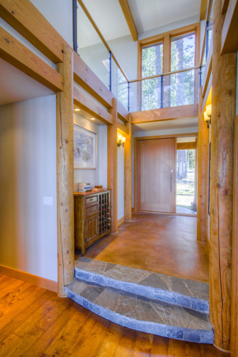 Curve Appeal, Sidney Island, BC. Timberwork by Kettle River Timberworks.