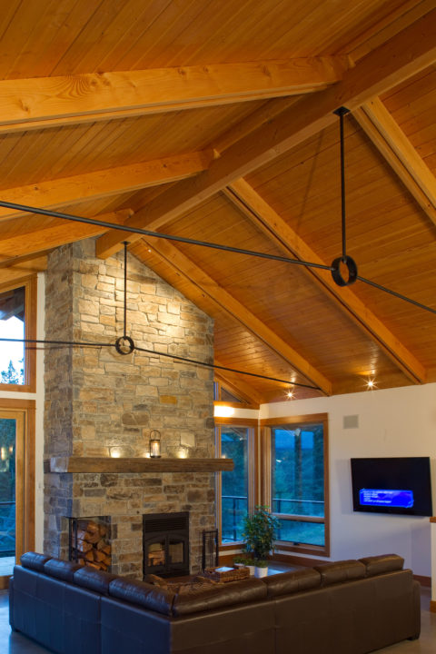 High Plains Drifter, the BC Interior. Timberwork by Kettle River Timberworks.