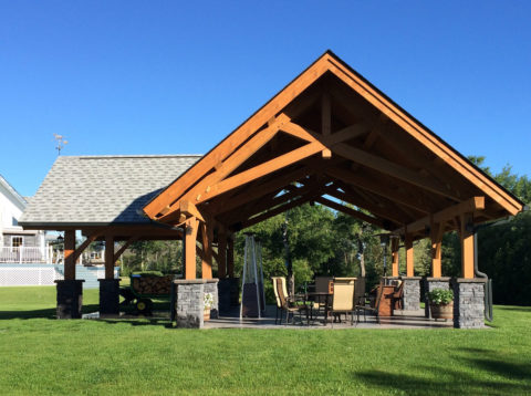 Northern Escape, Fort St. John, BC. Timberwork by Kettle River Timberworks.