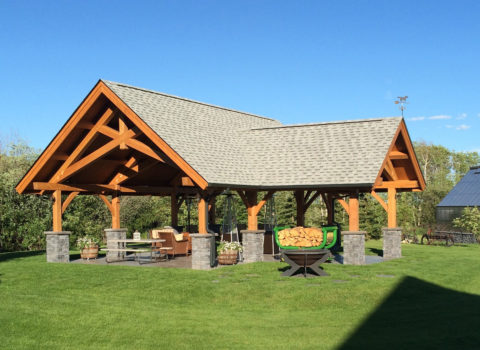 Northern Escape, Fort St. John, BC. Timberwork by Kettle River Timberworks.