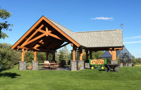 Northern Escape, Fort St. John, BC. Timberwork by Kettle River Timberworks.
