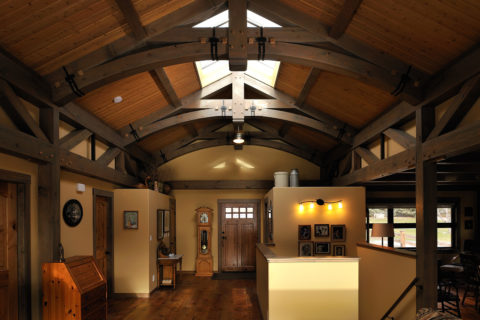 Old World Charm, Nicola Lake, BC. Timberwork by Kettle River Timberworks.