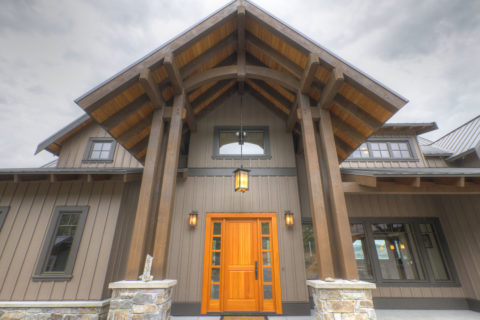 Wise Choice, Nicola Lake, BC. Timberwork by Kettle River Timberworks.