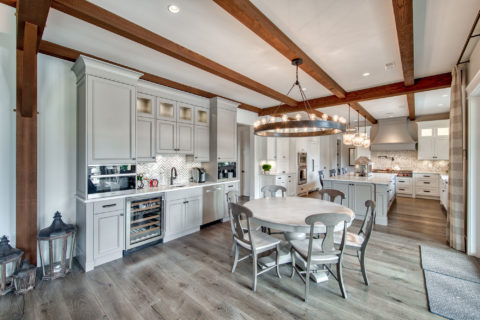 Contemporary Country Estate, Langley, BC. Timberwork by Kettle River Timberworks.