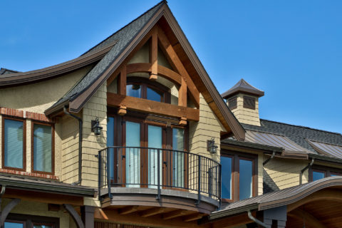 Langley Manor, Langley, BC. Timberwork by Kettle River Timberworks.