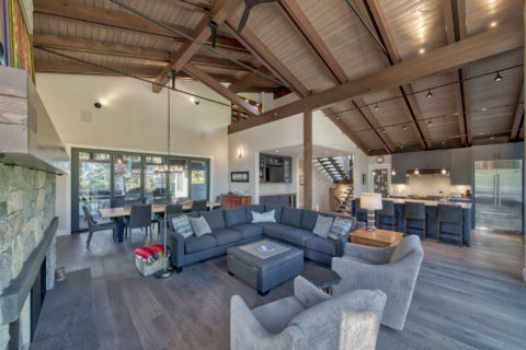 Modern Mountain Home, Whistler, BC. Timberwork by Kettle River Timberworks.