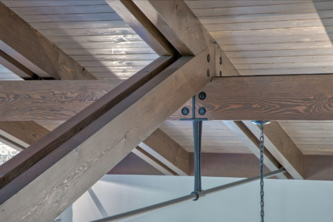Modern Mountain Home, Whistler, BC. Timberwork by Kettle River Timberworks.