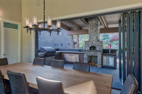 Modern Mountain Home, Whistler, BC. Timberwork by Kettle River Timberworks.