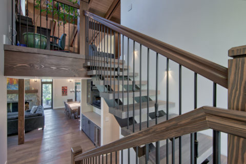 Modern Mountain Home, Whistler, BC. Timberwork by Kettle River Timberworks.