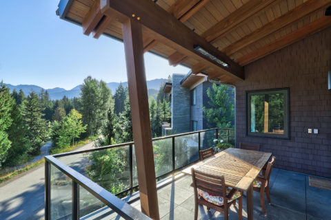 Modern Mountain Home, Whistler, BC. Timberwork by Kettle River Timberworks.