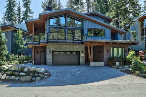 Modern Mountain Home, Whistler, BC. Timberwork by Kettle River Timberworks.